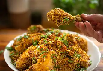 Ciken buryani spicy